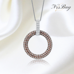 Round Diamond Necklace