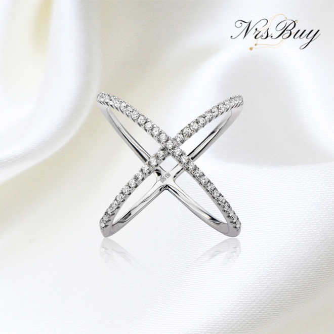 Silver Cross Wrap Ring