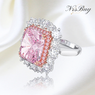 Pink Square Ring