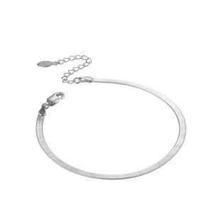 Solid Gold Herringbone Bracelet