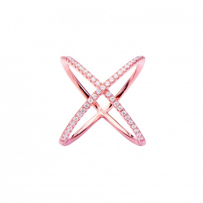 Silver Cross Wrap Ring